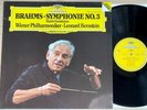 BRAHMS Symphony No.3 LEONARD BERNSTEIN Vienna ED1 DGG DIGITAL LP MINT