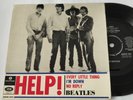 Very rare The Beatles EP Help  Dark Blue GEOS 234 Parlophone Sweden VG++/VG+