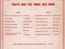 Various Artists That's How the Yodel Was Born LP vinyl UK Deroy 1974 SWAS001
