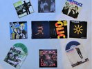 THE POLICE FIRST 7 SINGLES & DE DO DO DO, INVISIBLE SUN, BLUE/GREEN VINYL
