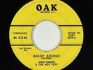 Rockabilly 45 - Don Hager & The Hot Tots - Bebop Boogie - Oak