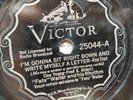 78 rpm Victor 25044, Fats Waller, Sit Down Write Letter, Lessons in Love jazz V+