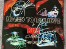 KISS | Kiss Hard To Believe Compilation Signed Complete Members,Rare Vinyl,