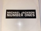 MICHAEL JACKSON: Number Ones 2XLP White Label Promo Vinyl Limited Edition EX/VG+