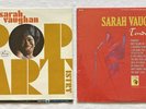 SARAH VAUGHAN - POP ARTISTRY  and TENDERLY LP's.  Vinyl Records VOCAL JAZZ