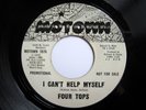 FOUR TOPS 45 I Can't Help Myself Sad Souvenirs MOTOWN Promo VG++ soul  Dh 23