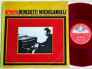 MICHELANGELI piano BACH BRAHMS DEBUSSY ALBENIZ Japan ED1 RED VINYL ANGEL LP MINT