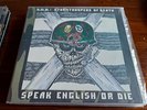 S.O.D: STORMTROOPERS OF DEATH- SPEAK ENGLISH OR DIE LP RR 9725 REISSUE 1989 NM