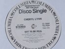 CHERYL LYNN Got To Be Real COLUMBIA 12