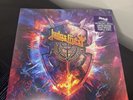 Judas Priest - Invincible Shield AUTOGRAPHED Purple Colored Vinyl 2LP