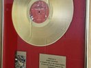 Framed GOLD Disk 100,000 copies of the SILVERTONE Album 