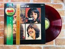 THE BEATLES LET IT BE APPLE AP-80189 RED WAX Japan Original Double OBI Rare