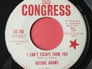 Ritchie Adams I Can't Escape From You Road To Nowhere Congress 45 CG 256 Soul