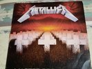 METALLICA Master of Puppets VINYL LP ORIGINAL 1986 Columbia House Edition