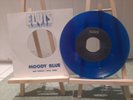 Elvis Presley  - Moody Blue / She thinks I still  (Dutch  BLUE VINYL PROMO 7