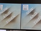 THE BEATLES NOW AND THEN CLEAR & BLACK VINYL 7