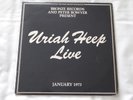 Uriah Heep - Live January 1973 UK double LP Bronze + inners/booklet VG+/Ex/Ex