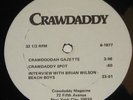 BRIAN WILSON Crawdaddy 1 sided 1977 USA interview Lp NMINT  BEACH BOYS