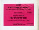 ROSE PERFECT TIME / NEW DAY VICTOR SLP27 JAPAN PROMO VINYL 12