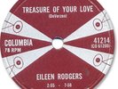 Rare 1958 EILEEN RODGERS Pop Vocal 78 RPM Record. Treasure of Your Love