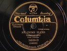 Barefoot Bill My Crime Snigglin' Columbia 14510 78 Prewar Country Blues HEAR