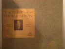 T.S. ELIOT READS HIS FOUR QUARTETS 12 INCH VINYL RECORD ANGEL 45012 MINT RARE