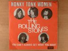 The Rolling Stones Honky Tonk Women/You Can't Always Get What You Want PS Import