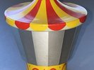 VTG 1950s Red Raven Movie Records Magic Mirror Topper Carousel   COLLECTOR FIND
