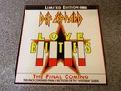 Def Leppard Love Bites + CARD INSERTS Stunning EX+ Vinyl Rare Original UK LP