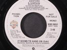 ASHFORD & SIMPSON: it seems to hang on / mono WB 7