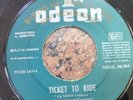The Beatles –ticket to ride' 1965 DSOL 66.064 7'' SPAIN PROMO RADIO  GOLDEN TEXT