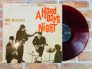 BEATLES A HARD DAYS NIGHT OP7123 ODEON JAPAN Flipback Cover STEREO RED WAX