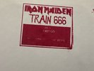 IRON MAIDEN -  TRAIN 666 Red Vinyl Record