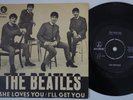BEATLES She Loves You RAREST SWEDEN 45 VARIANT  beige sleeve SWEDISH beat HEAR