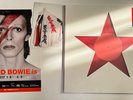 DAVID BOWIE BLACK STAR JAPAN V&A RED VINYL W/INSERT, POSTER+POSTCARD/PAMPHLET