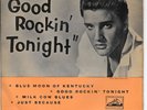 ELVIS PRESLEY Good Rockin' Tonight UK import rock 45 EP with picture sleeve