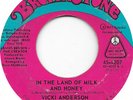 VICKI ANDERSON In The Land Of Milk And Honey on Brownstone funk 45 HEAR