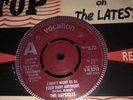 7” The POPSICLES 60s  SOUL DEMO EX VINYL 45rpm ( I Don’t Want To Be Your Baby ￼)