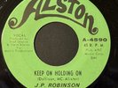 RARE FUNK-SOUL J. P. Robinson Keep On Holding On/Hot Love Alston 1970 NM