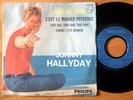 Johnny HALLYDAY L'Idole Des+3 EP Pochette Papier Sans Rabats Label Bleu EX+/VG+