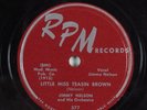 Blues 78 JIMMY NELSON Little Miss Teasin Brown RPM 377 E HEAR 248