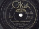 Blues 78 MISSISSIPPI SHEIKS Stop And Listen Blues OKEH 8807 HEAR 431