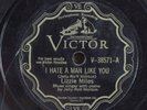 Blues 78 LIZZIE MILES I Hate A Man Like You VICTOR V-38571 HEAR 456