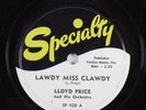 R&B Rocker 78 LLOYD PRICE Lawdy Miss Clawdy SPECIALTY SP-428 E HEAR 260