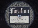 Black Gospel 78 PILGRIM JUBILEE SINGERS My Lord's Gonna Move... VOCALION HEAR 26