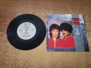 SIGNED 1980s EXCELLENT PHIL LYNOTT/GARY MOORE Out In The Fields/MILITARY #49 45