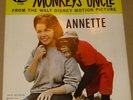 BEACH BOYS & ANNETTE FUNICELLO The Monkeys Uncle MINT 1964 Picture Sleeve & 45
