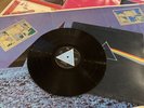 Pink Floyd DARK SIDE OF THE MOON VG+ Solid Blue 2 Posters 2 Stickers
