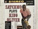 Louis Armstrong Satchmo Plays King Oliver Vinyl Record LP Audiophile Press VG++