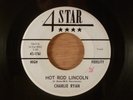 Charlie Ryan  Hot Rod Lincoln/Hot Rod Race  Rockabilly  1962 4 Star